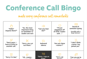 Conference Call Bingo Screenshot