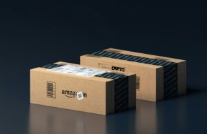 Amazon boxes reflecting the topic of Amazon pricing shake up